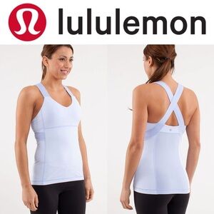 Lululemon Push Your Limits Tank
Heathered Lavender Dusk / Lavender Dusk